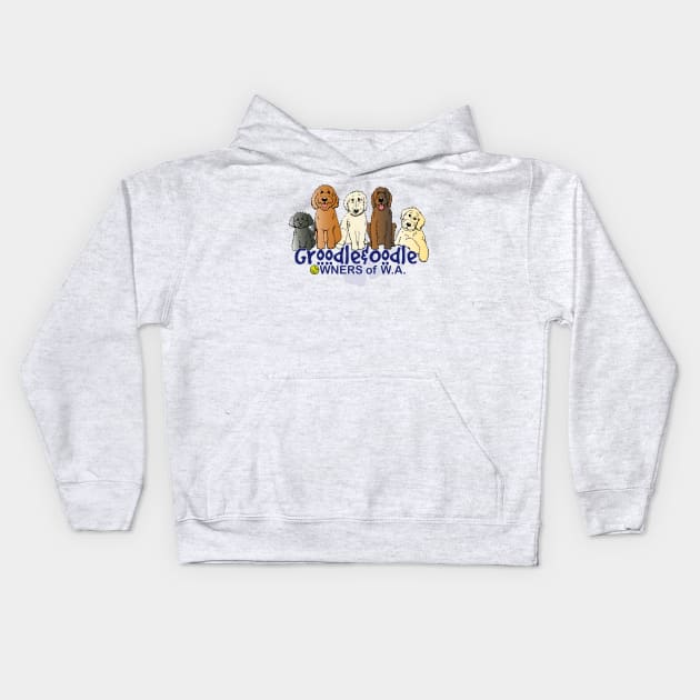 Groodle & Oodle Club Kids Hoodie by PollaPosavec